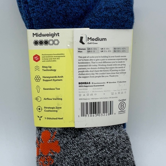 Bombas Underwear & Socks Bombas Hex Tec Allpurpose Performance Mens